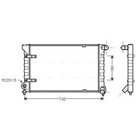 Achetez des Radiateur du moteur AVA COOLING SYSTEMS VN2042 à prix pour 83,16 €