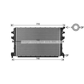 Kjøp Radiator, motorkjøling av AVA COOLING SYSTEMS VN2383 til den lave prisen 1293,59 NOK