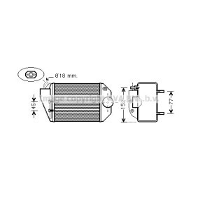 Achetez des Intercooler AVA COOLING SYSTEMS VN4221 à prix pour 115,81 €