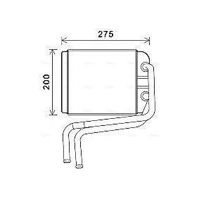 Wärmetauscher, Innenraumheizung von AVA COOLING SYSTEMS