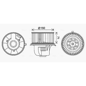 Achetez des Moteur électrique, pulseur d'air d'habitacle AVA COOLING SYSTEMS VN8406 à prix pour 173,33 €
