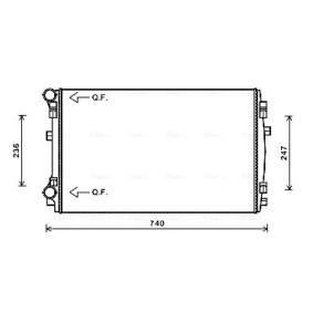 Acquista Radiatore motore da AVA COOLING SYSTEMS VNA2338 a buon mercato per soli 80,25 €