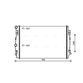 Acquista Radiatore motore da AVA COOLING SYSTEMS VNA2344 a buon mercato per soli 139,86 €