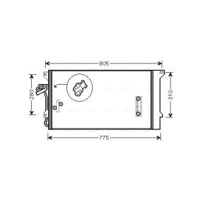 Köp Kondensor, klimatanläggning av AVA COOLING SYSTEMS VNA5244D till det låga priset 1132,43 kr