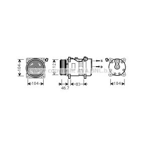 Klimakompressor von AVA COOLING SYSTEMS