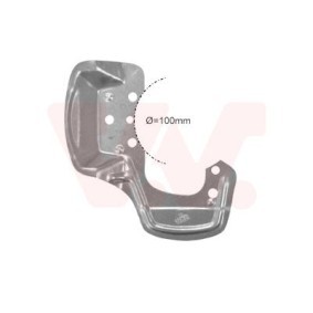 Acquista Lamiera paraspruzzi disco freno da VAN WEZEL 3778372 a buon mercato per soli 24,46 €