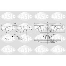 Bremsbeläge 6214029 für FORTWO Coupe (451) für 24,16 CHF