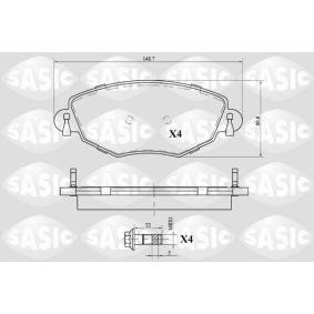 Achetez des Plaquettes de frein SASIC 6216059 à prix pour 44,97 €