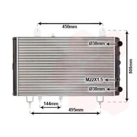 Kjøp Radiator, motorkjøling av VAN WEZEL 40002081 til den lave prisen 3023,74 NOK