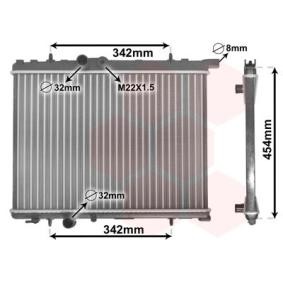 Achetez des Radiateur du moteur VAN WEZEL 40002190 à prix pour 102,78 €