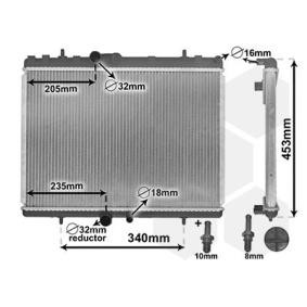 Achetez des Radiateur du moteur VAN WEZEL 40002269 à prix pour 133,80 €