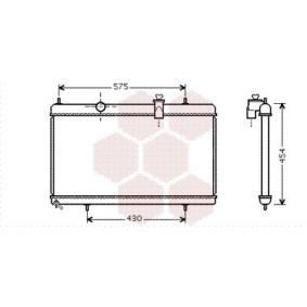 Achetez des Radiateur du moteur VAN WEZEL 40002313 à prix pour 202,36 €