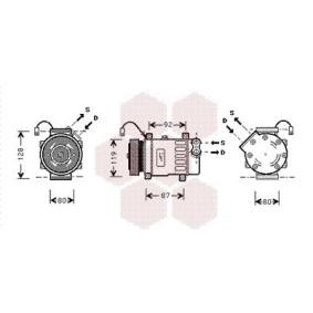 Klimakompressor 4000K036 für 406 Break (8E/F) für 342,16 CHF
