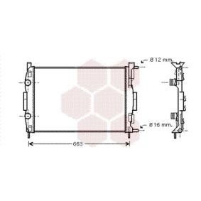 Kjøp Radiator, motorkjøling av VAN WEZEL 43002308 til den lave prisen 1843,38 NOK
