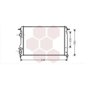 Achetez des Radiateur du moteur VAN WEZEL 43002312 à prix pour 87,68 €