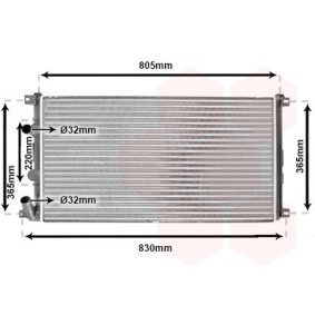 Kühler, Motorkühlung 43002322