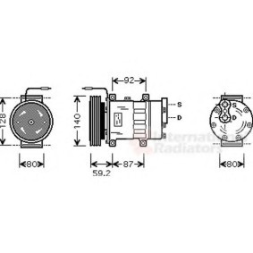 Acquista Compressore aria condizionata da VAN WEZEL 4300K324 a buon mercato per soli 757,32 €