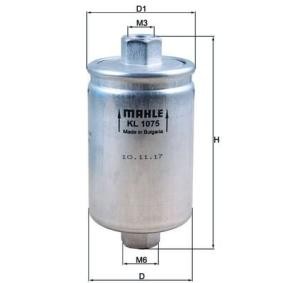Achetez des Filtre à carburant MAHLE ORIGINAL KL 1075 à prix pour 14,77 €