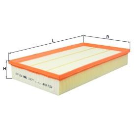 Kjøp Luftfilter av MAHLE ORIGINAL LX 4077 til den lave prisen 190,35 NOK