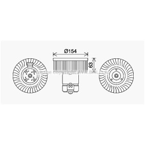 Achetez des Moteur électrique, pulseur d'air d'habitacle PRASCO BW8570 à prix pour 133,14 €