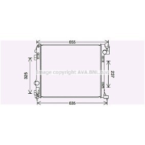 Acquista Radiatore motore da PRASCO DN2444 a buon mercato per soli 187,36 €