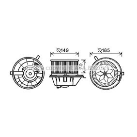 Achetez des Moteur électrique, pulseur d'air d'habitacle PRASCO VN8337 à prix pour 77,33 €