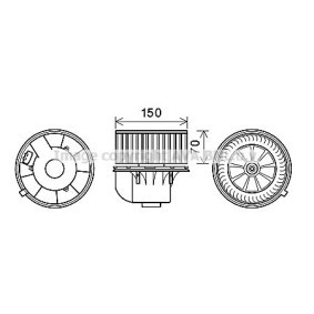 Acquista Elettromotore ventola abitacolo da PRASCO VN8354 a buon mercato per soli 113,67 €