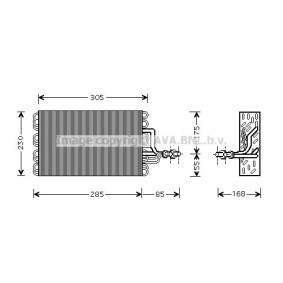 Verdampfer, Klimaanlage VNV077 für SEAT
