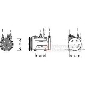 Acquista Compressore aria condizionata da VAN WEZEL 5100K033 a buon mercato per soli 691,64 €