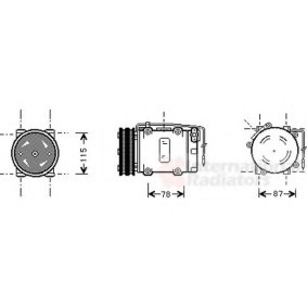 Acquista Compressore aria condizionata da VAN WEZEL 5100K034 a buon mercato per soli 792,26 €