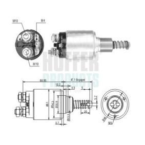 Acquista Elettromagnete motorino avviamento da HOFFER 6646239 a buon mercato per soli 60,21 €