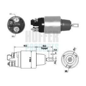 Acquista Elettromagnete motorino avviamento da HOFFER 6646265 a buon mercato per soli 38,62 €