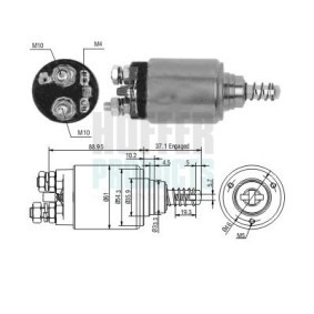 Acquista Elettromagnete motorino avviamento da HOFFER 6646268 a buon mercato per soli 60,52 €