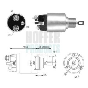 Comprar Solenoide de arranque de HOFFER 6646308 a bajo precio de 39,49 €