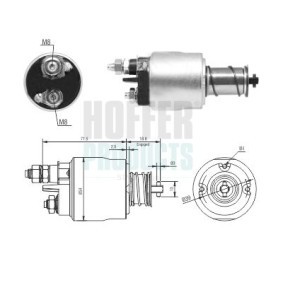 Acquista Elettromagnete motorino avviamento da HOFFER 6646311 a buon mercato per soli 37,64 €