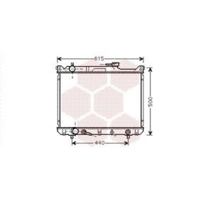 Achetez des Radiateur du moteur VAN WEZEL 52002073 à prix pour 165,15 €