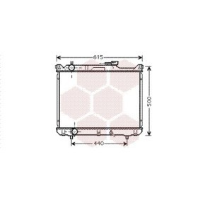 Achetez des Radiateur du moteur VAN WEZEL 52002078 à prix pour 152,87 €