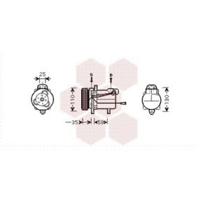 Acquista Compressore aria condizionata da VAN WEZEL 5200K069 a buon mercato per soli 351,64 €