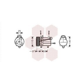 Acquista Compressore aria condizionata da VAN WEZEL 5200K092 a buon mercato per soli 366,02 €