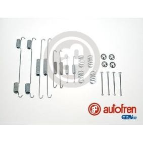 Comprar Juego de accesorios, zapatas de freno de AUTOFREN SEINSA D31009A a bajo precio de 10,25 €