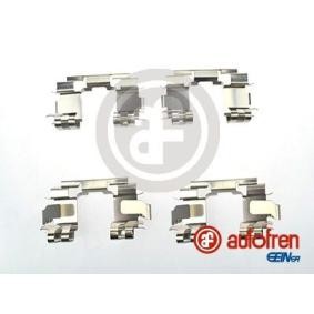 Zubehörsatz, Scheibenbremsbelag D42692A