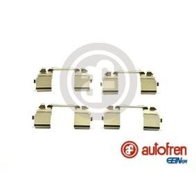 Zubehörsatz, Scheibenbremsbelag D42823A