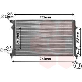 Kjøp Radiator, motorkjøling av VAN WEZEL 58002204 til den lave prisen 874,96 NOK