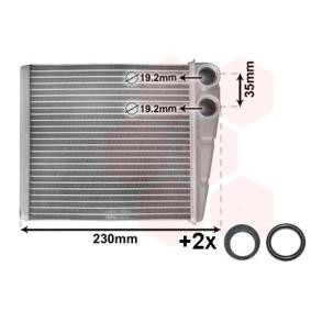 Acquista Scambiatore calore per riscaldamento abitacolo da VAN WEZEL 58006229 a buon mercato per soli 42,67 €
