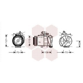 Acquista Compressore aria condizionata da VAN WEZEL 5800K064 a buon mercato per soli 294,61 €