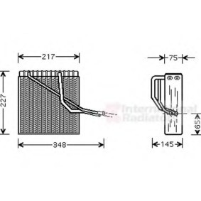 Verdampfer, Klimaanlage 5800V055