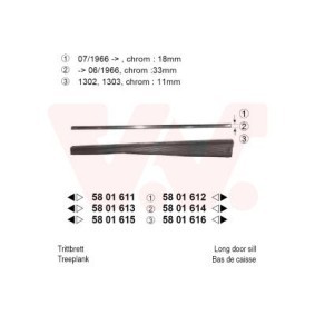 Køb Panel af VAN WEZEL 5801613 til den lave pris 1355,68 DKK