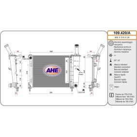 Acquista Radiatore motore da AHE 109.420/A a buon mercato per soli 144,72 €
