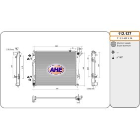 Acquista Radiatore motore da AHE 112.127 a buon mercato per soli 271,93 €