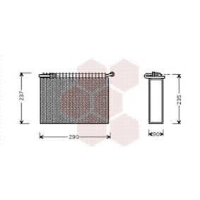 Verdampfer, Klimaanlage 7300V006 für LANCIA